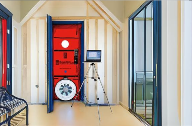 Test d'Infiltrométrie : Perméabilité à l'air de l'enveloppe d'un bâtiment